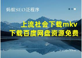 上流社会下载mkv下载百度网盘资源免费