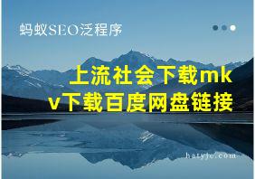 上流社会下载mkv下载百度网盘链接