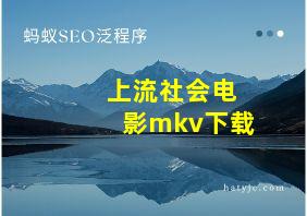 上流社会电影mkv下载