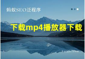 下载mp4播放器下载