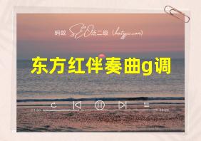 东方红伴奏曲g调