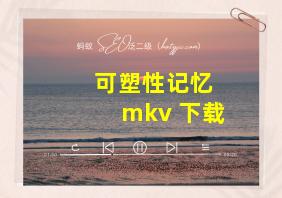 可塑性记忆 mkv 下载