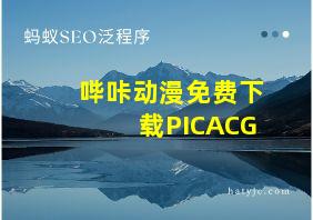 哔咔动漫免费下载PICACG