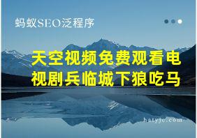 天空视频免费观看电视剧兵临城下狼吃马