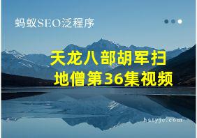 天龙八部胡军扫地僧第36集视频