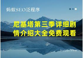 尼基塔第三季详细剧情介绍大全免费观看