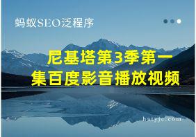 尼基塔第3季第一集百度影音播放视频