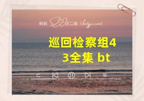 巡回检察组43全集 bt