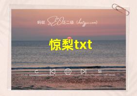 惊梨txt