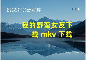 我的野蛮女友下载 mkv 下载