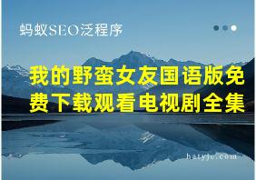 我的野蛮女友国语版免费下载观看电视剧全集