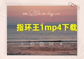 指环王1mp4下载