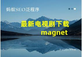 最新电视剧下载 magnet