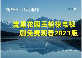 流星花园王鹤棣电视剧免费观看2023版