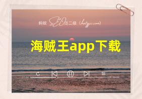 海贼王app下载