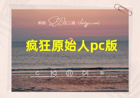 疯狂原始人pc版