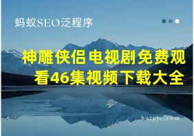 神雕侠侣电视剧免费观看46集视频下载大全