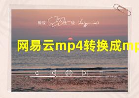 网易云mp4转换成mp3