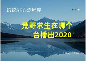 荒野求生在哪个台播出2020