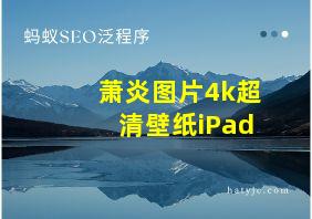 萧炎图片4k超清壁纸iPad