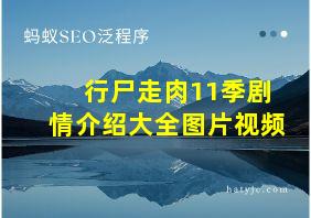 行尸走肉11季剧情介绍大全图片视频