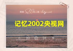 记忆2002央视网