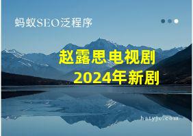 赵露思电视剧2024年新剧