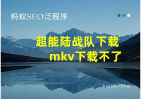 超能陆战队下载mkv下载不了