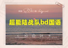 超能陆战队bd国语