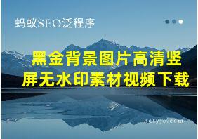 黑金背景图片高清竖屏无水印素材视频下载