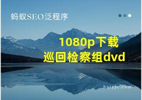 1080p下载巡回检察组dvd