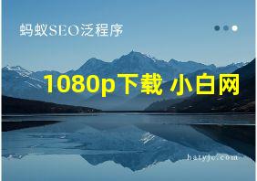 1080p下载 小白网