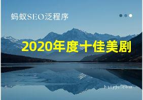 2020年度十佳美剧