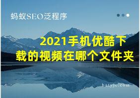 2021手机优酷下载的视频在哪个文件夹