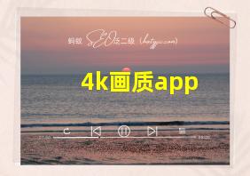 4k画质app