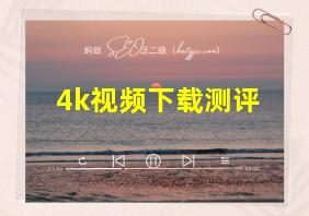 4k视频下载测评