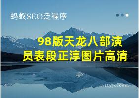 98版天龙八部演员表段正淳图片高清