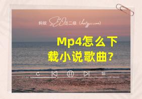 Mp4怎么下载小说歌曲?