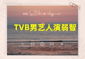 TVB男艺人演弱智