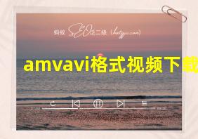 amvavi格式视频下载