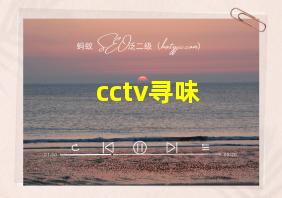 cctv寻味