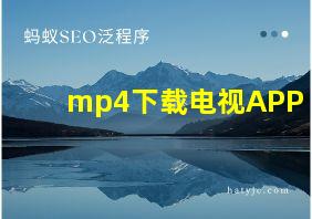 mp4下载电视APP