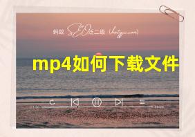 mp4如何下载文件