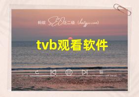 tvb观看软件