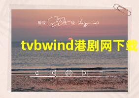 tvbwind港剧网下载